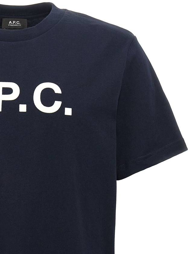 Standard Grand VPC Short Sleeve T-Shirt Navy - A.P.C. - BALAAN 4