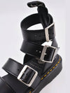 DrMartens x RICK OWENS Men's Black Leather Griffon Sandals DM21S6806 - DR. MARTENS - BALAAN 2