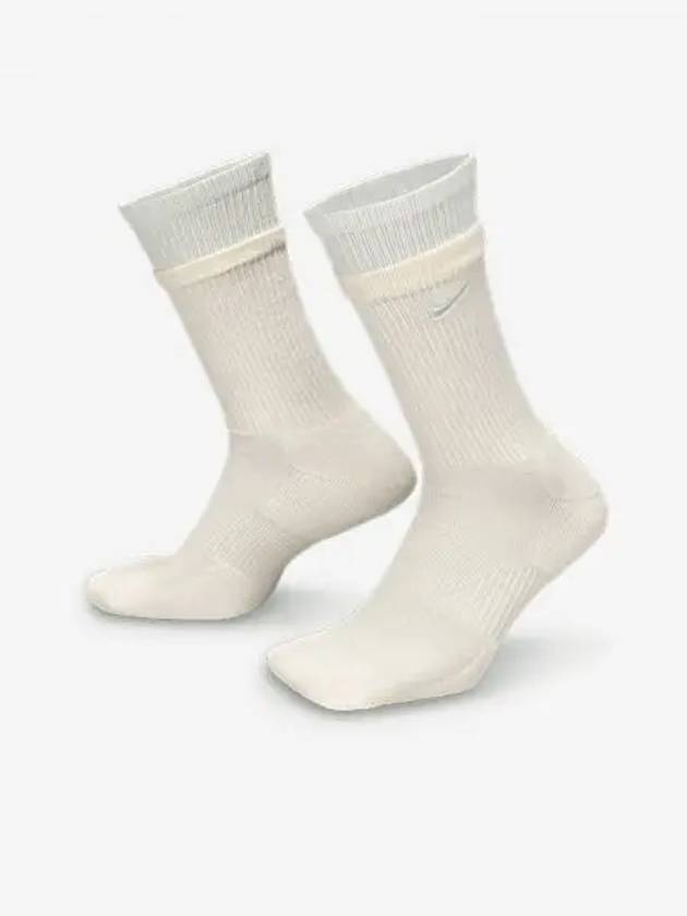 Serena Williams Design Everyday Plus Cushion Crew Socks Ivory - NIKE - BALAAN 2