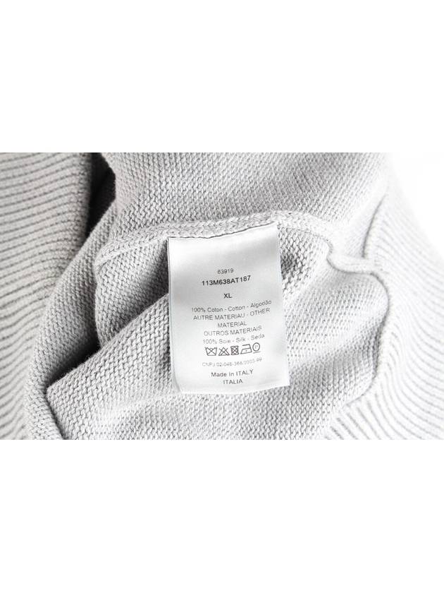 Oblique Incircle Knit Gray XL - DIOR - BALAAN 6