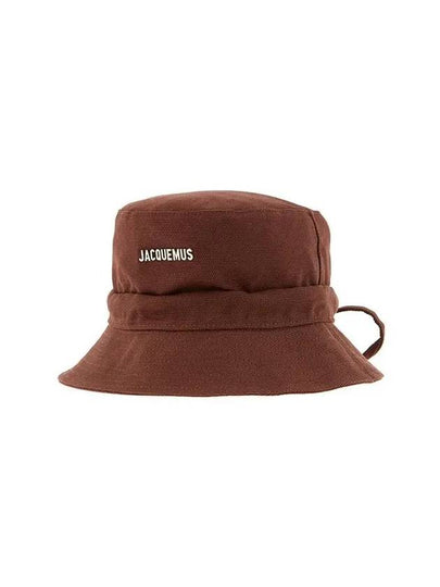 Le Bob Gadjo Knotted Bucket Hat Brown - JACQUEMUS - BALAAN 2