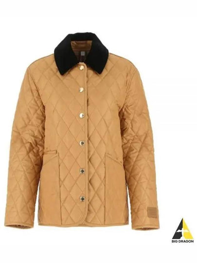 Dranefel Quilted Jacket Camel - BURBERRY - BALAAN 2