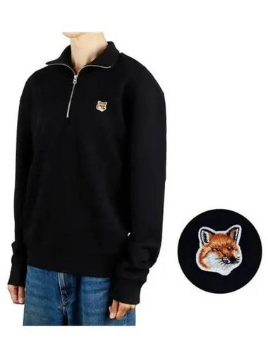 Fox head patch half zip up sweatshirt 271013 - MAISON KITSUNE - BALAAN 1