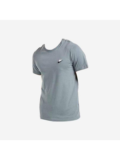 Sportswear Club Short Sleeve T-Shirt Grey - NIKE - BALAAN 2