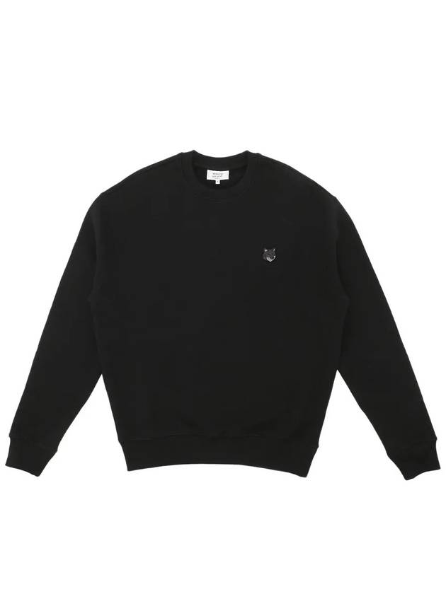 Bold Fox Head Cotton Sweatshirt Black - MAISON KITSUNE - BALAAN 2