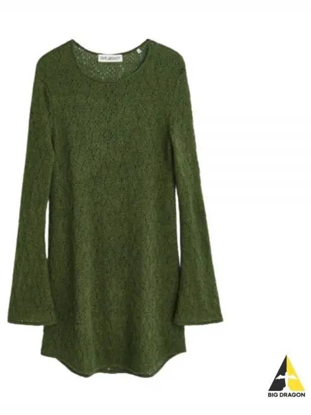 One Piece TWO FACE DRESS MOOR GREEN W4236TM Two Face - OUR LEGACY - BALAAN 2