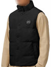 Garson Label Vest Black - CANADA GOOSE - BALAAN 2