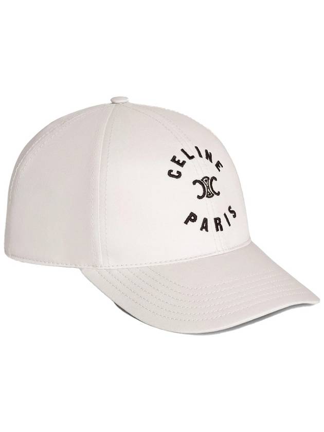 Paris Triomphe Embroidered Ball Cap Craie - CELINE - BALAAN 2