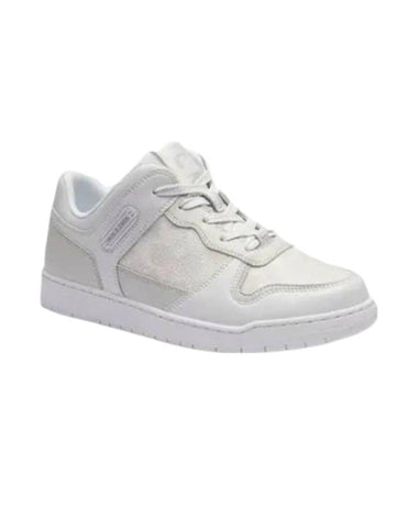 C201 Signature Canvas Low-Top Sneakers Optic White - COACH - BALAAN 1