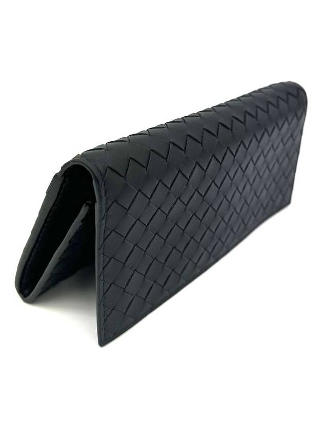 Intrecciato Continental Long Wallet Black - BOTTEGA VENETA - BALAAN 5