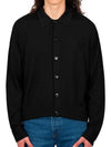 De Coeur Logo Wool Cardigan Black - AMI - BALAAN 3