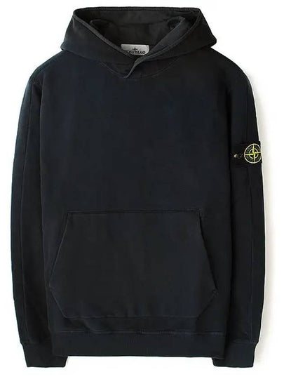 Compass Logo Patch Hoodie Black - STONE ISLAND - BALAAN 2