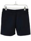 Embossed Logo Jersey Shorts Black - AMI - BALAAN 5