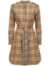 Vintage Check Belted Short Dress Beige - BURBERRY - BALAAN 2