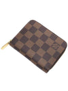 Women s Louis Vuitton N63070 Damier Eben Canvas Zippy Coin Perth gt Money clip purse Gangbuk used luxury goods - LOUIS VUITTON - BALAAN 5