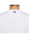 Midweight Jersey Short Sleeve T-Shirt White - THOM BROWNE - BALAAN 10