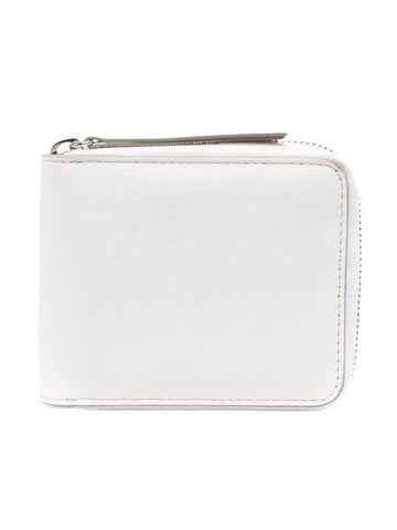 Stitch Zipper Half Wallet White - MAISON MARGIELA - BALAAN 1