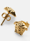 Medusa Head Brass Earrings Gold - VERSACE - BALAAN 3