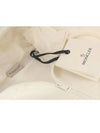 Logo Fleece Zip Up Hoodie Silk White - MONCLER - BALAAN 5