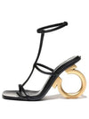 Elina Sandals Black - SALVATORE FERRAGAMO - BALAAN 2