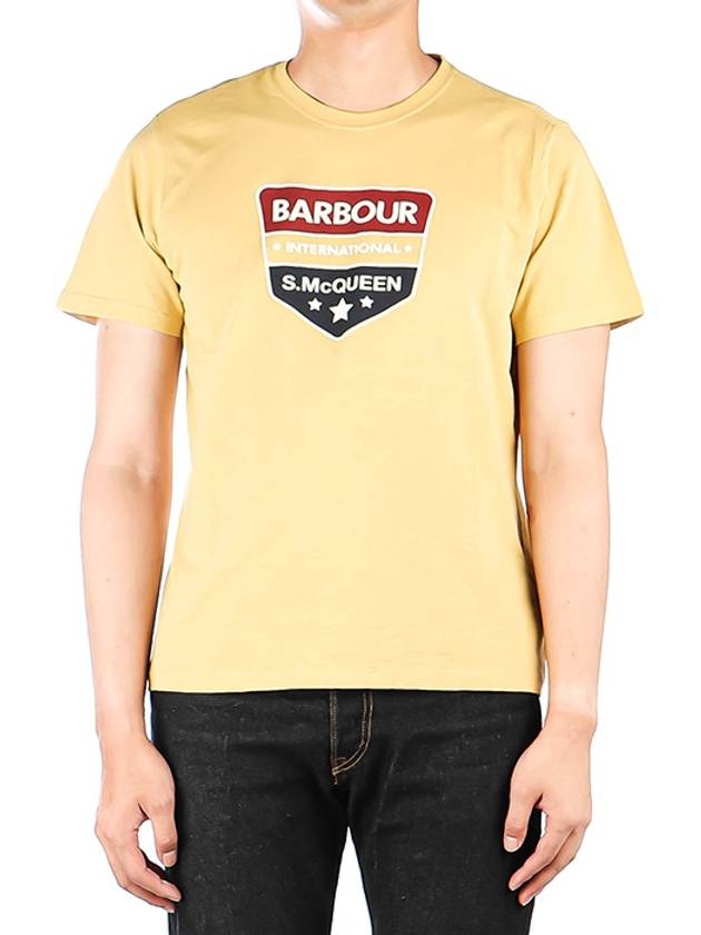 Steve McQueen Short Sleeve T-Shirt Beige - BARBOUR - BALAAN 2