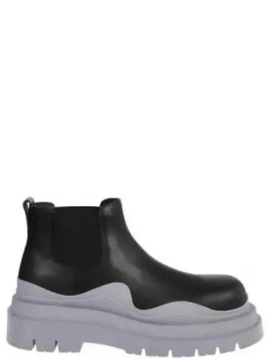 Tire Ankle Chelsea Boots Black Grey - BOTTEGA VENETA - BALAAN 2