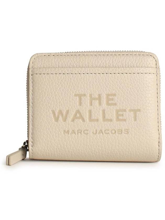 Marc Jacobs Compact White Leather Mini Wallet - MARC JACOBS - BALAAN 1