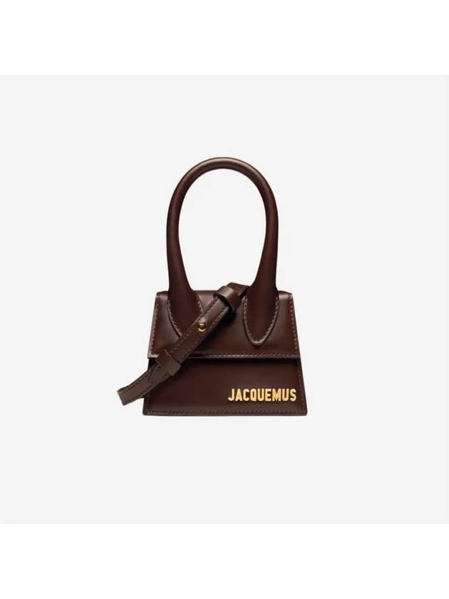 Le Chiquito Signature Leather Mini Tote Bag Brown - JACQUEMUS - BALAAN 5