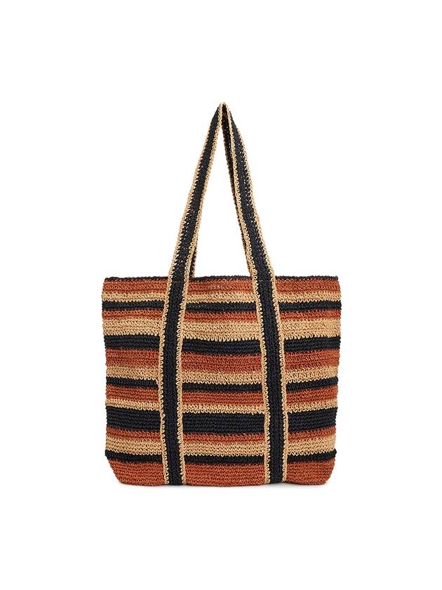 Women's Cabas Striped Raffia Tote Bag - VANESSA BRUNO - BALAAN 2