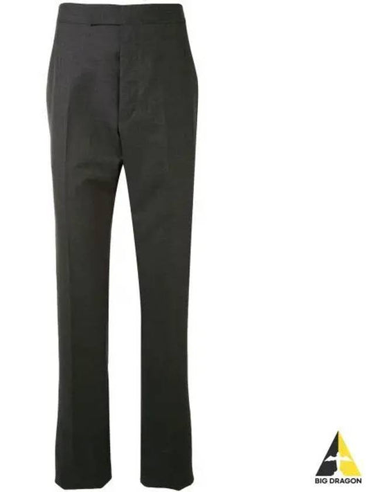 Super 120S Twill Classic Backstrap Trouser Pants Dark Grey - THOM BROWNE - BALAAN 2