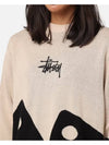 DICE Knit Top Beige Black - STUSSY - BALAAN 6