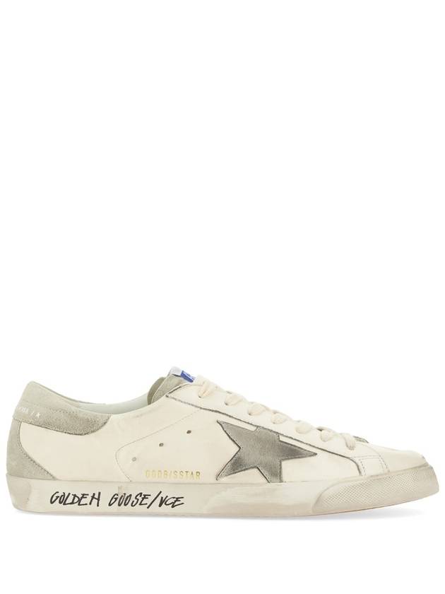 Super Star Suede Leather Low Top Sneaker White - GOLDEN GOOSE - BALAAN 4