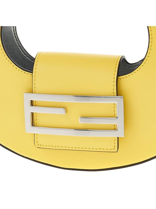 Cookie Small Hobo Shoulder Bag Yellow - FENDI - BALAAN 8