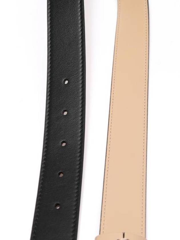 D Fence 30MM Smooth Calfskin Reversible Belt Black - DIOR - BALAAN 4