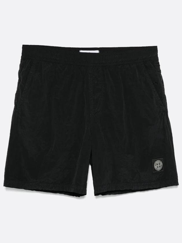 Nylon Metal Econyl Swim Shorts Black - STONE ISLAND - BALAAN 2