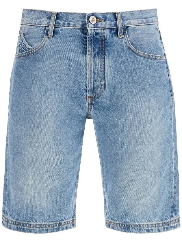 denim boyfriend bermuda shorts for - THE ATTICO - BALAAN 1