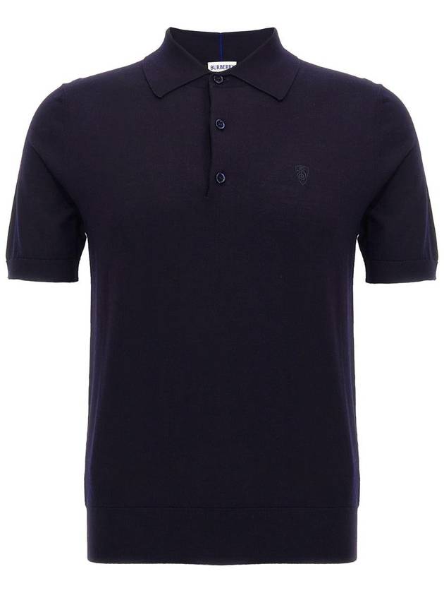 Burberry Wool Polo Shirt - BURBERRY - BALAAN 1