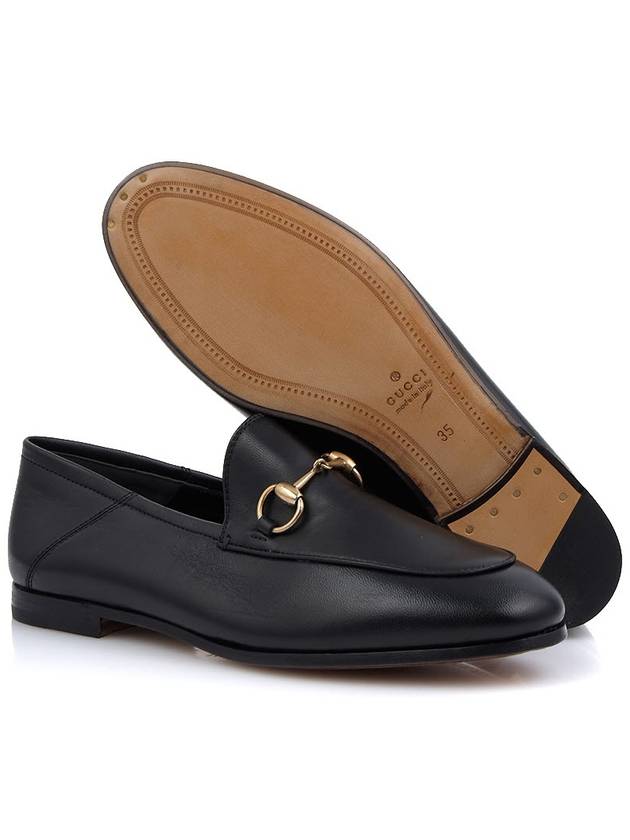 Leather Horsebit Loafers Black - GUCCI - BALAAN 6