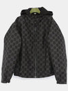 Reversible GG Ripstop Nylon Jacket Black - GUCCI - BALAAN 3