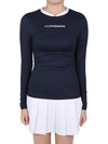 Meja Polyester Long Sleeve T-Shirt Navy - J.LINDEBERG - BALAAN 4