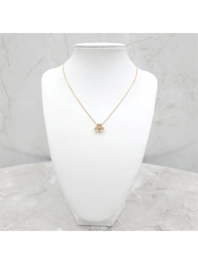 Lux You Van Cleef Diamond Freeball Pendant Necklace Mini VCARP24000 - VANCLEEFARPELS - BALAAN 1