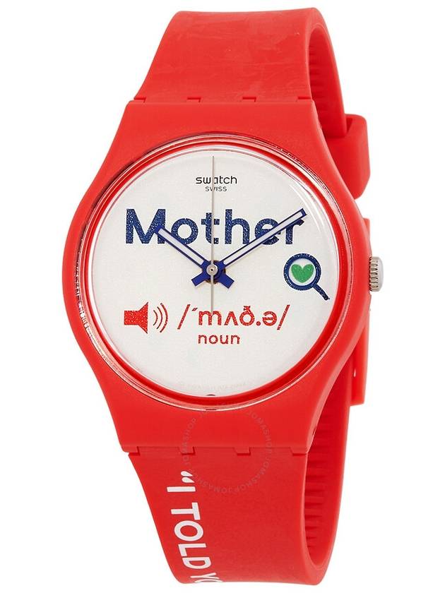 Swatch All About Mom Quartz White Dial Unisex Watch GZ713 - SWATCH - BALAAN 1