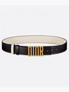 D Fence 30MM Smooth Calfskin Reversible Belt Black - DIOR - BALAAN 2