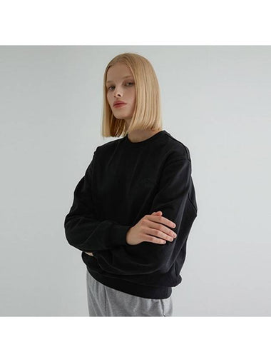 Luster Signature Sweat Shirt Black - LE SOLEIL MATINEE - BALAAN 1