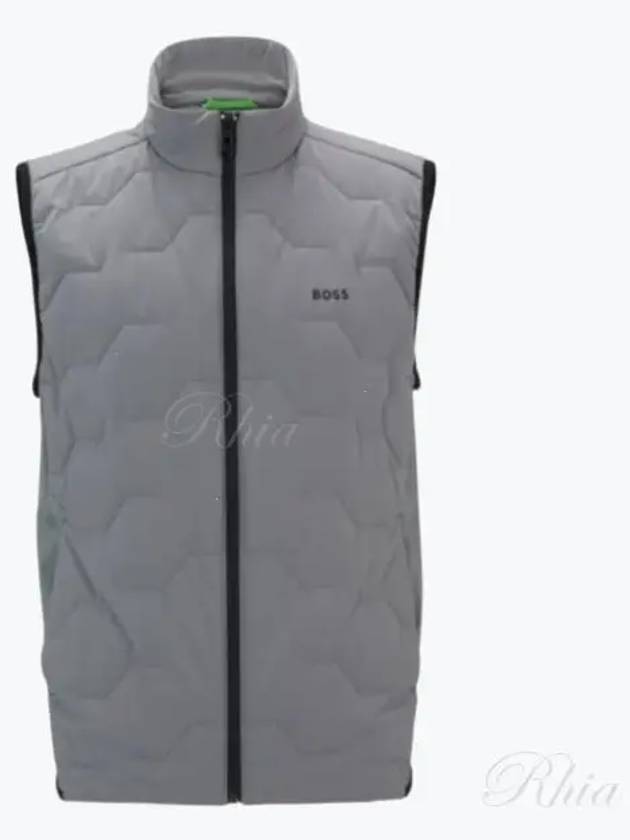 Regular Fit Padded Vest Grey - HUGO BOSS - BALAAN 2