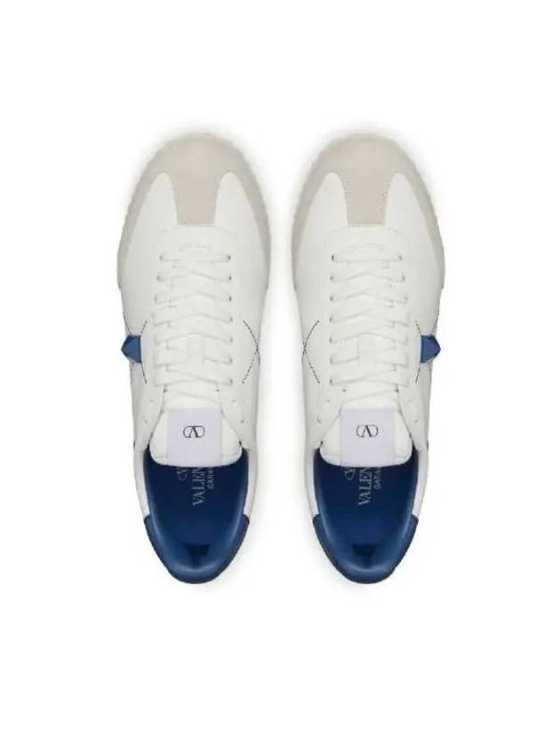 studded leather low-top sneakers white - VALENTINO - BALAAN 5