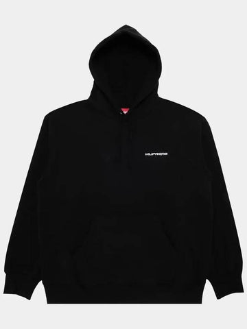 Men s AOI Stacked Hooded Sweatshirt Black FW24SW81 - SUPREME - BALAAN 1