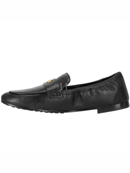 Ballet Double T Napa Leather Loafers Black - TORY BURCH - BALAAN 2