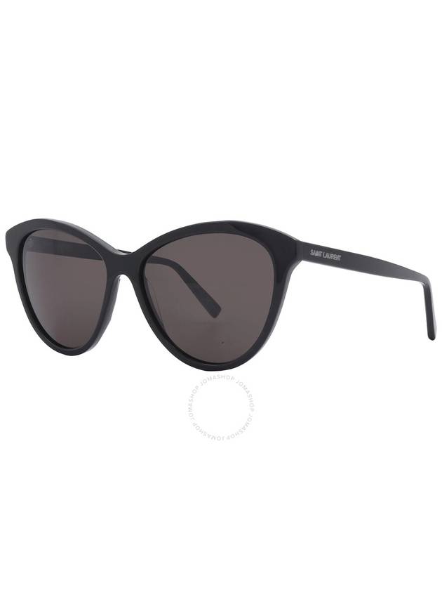 Saint Laurent Black Butterfly Ladies Sunglasses SL 456 001 57 - SAINT LAURENT - BALAAN 3