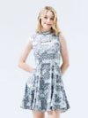 Golf Paisley Dress White - HENRY STUART - BALAAN 1